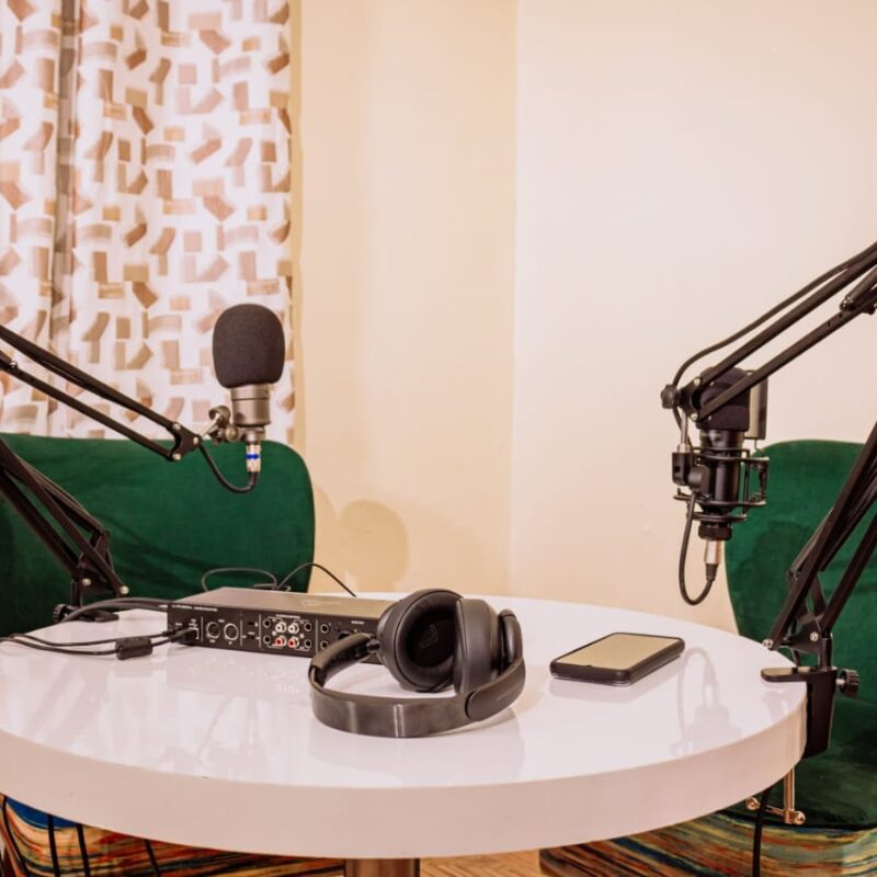 Podcast Setup for Hire & Rental