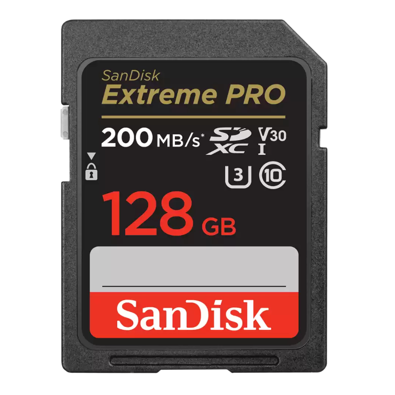 128 GB SanDisk. 180MBs & 200Mbs Camera Card For Hire