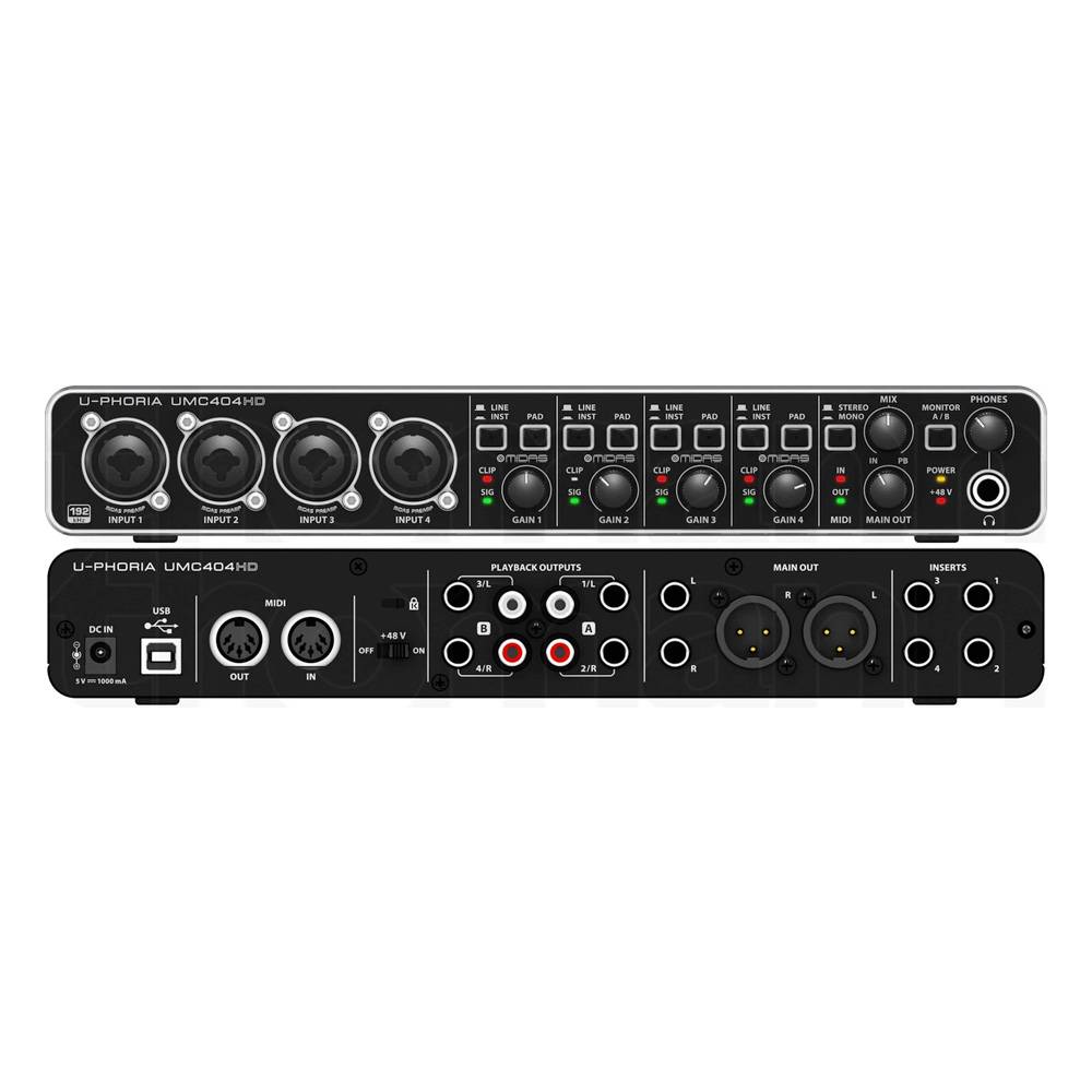 Behringer U-PHORIA UMC404HD Audio Interface / Sound Card For Hire in Kenya
