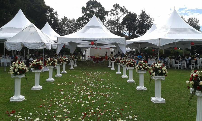 Hexagon Tent for Hire in Kenya – Modern Event Shelter by Janeson Events Equipment Rental