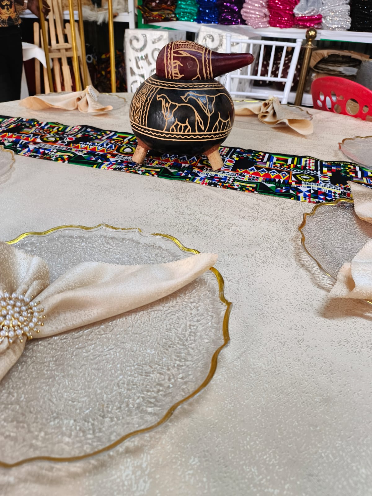Traditional Centrepieces for Hire in Kenya | Janeson Events Equipment Rental