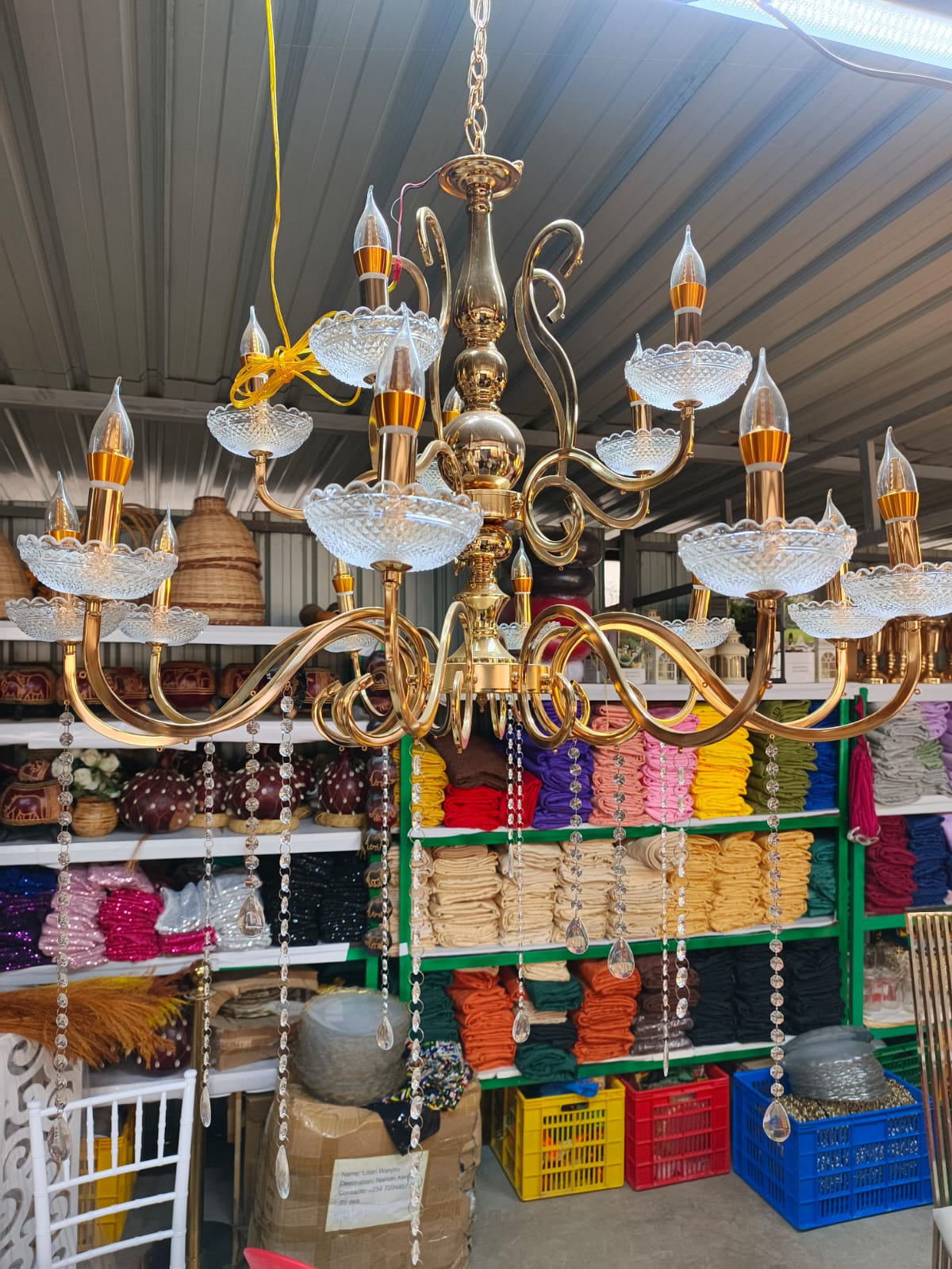 Chandeliers for Hire in Kenya | Janeson Events Equipment Rental