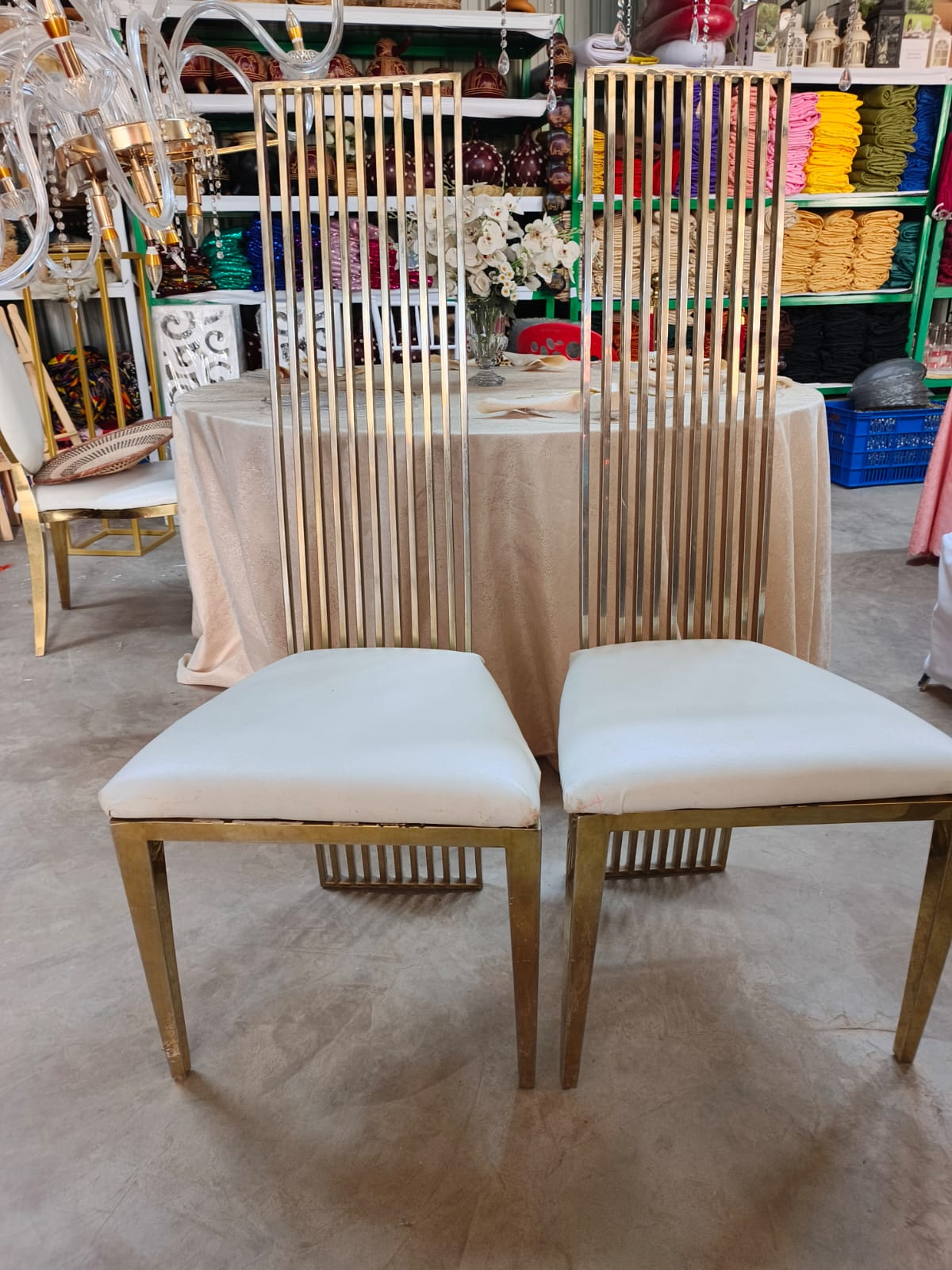 High Back High Table Chairs for Hire in Kenya | Janeson Events Equipment Rental