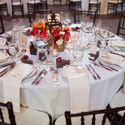 Dressed Round Tables