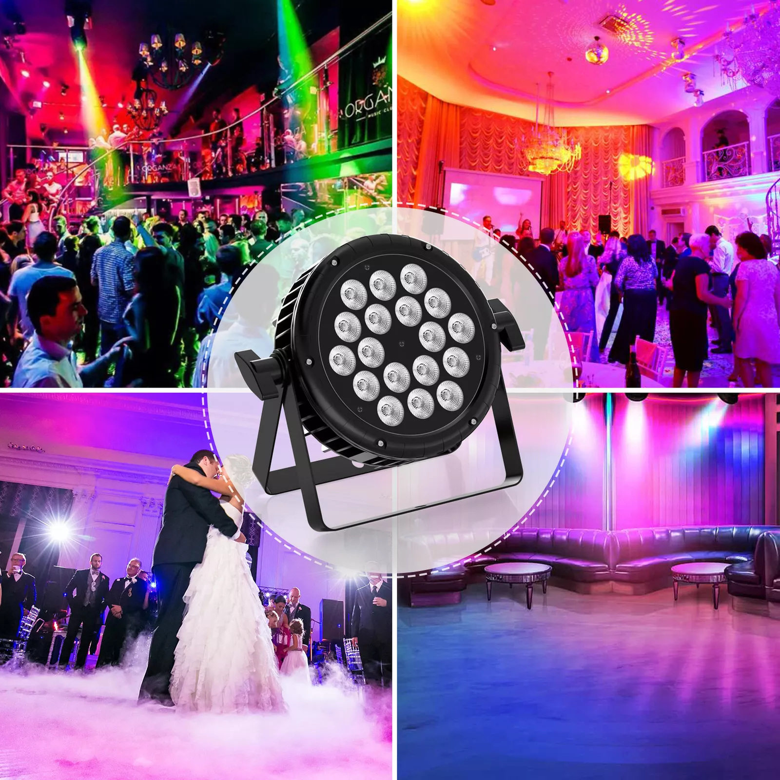 LED Parcans - Events Lights For Hire - Image 2
