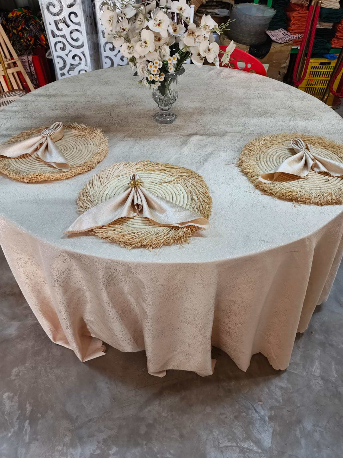 Table Mats for Hire in Kenya | Janeson Events Equipment Rental