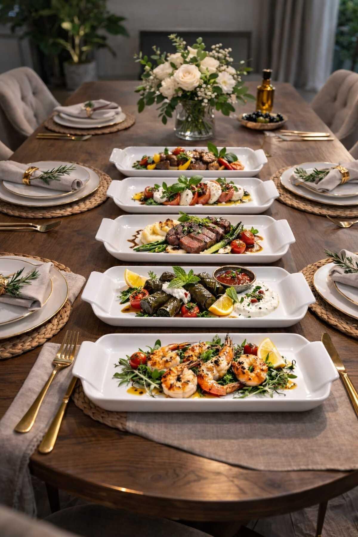 Ceramic Serving Platters for Hire and Rentals in Kenya
